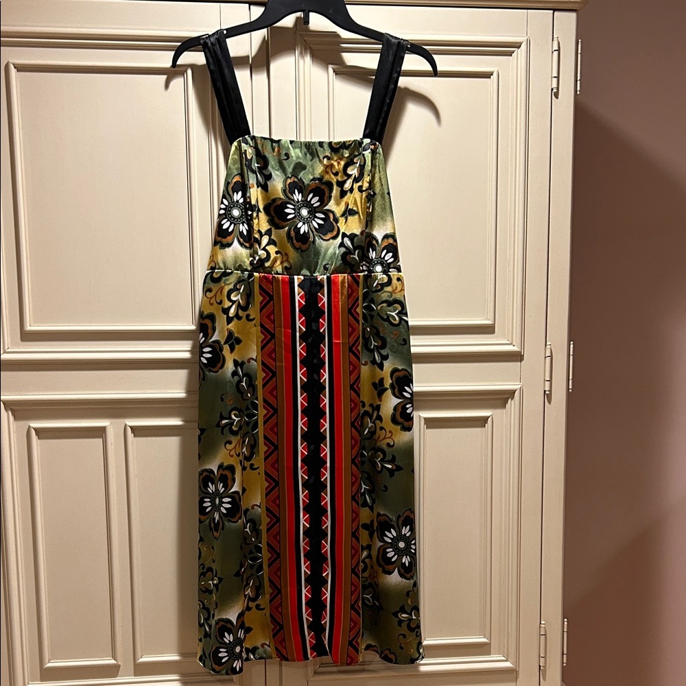 Rabbit Rabbit Rabbit Floral and Geometric Midi Dress